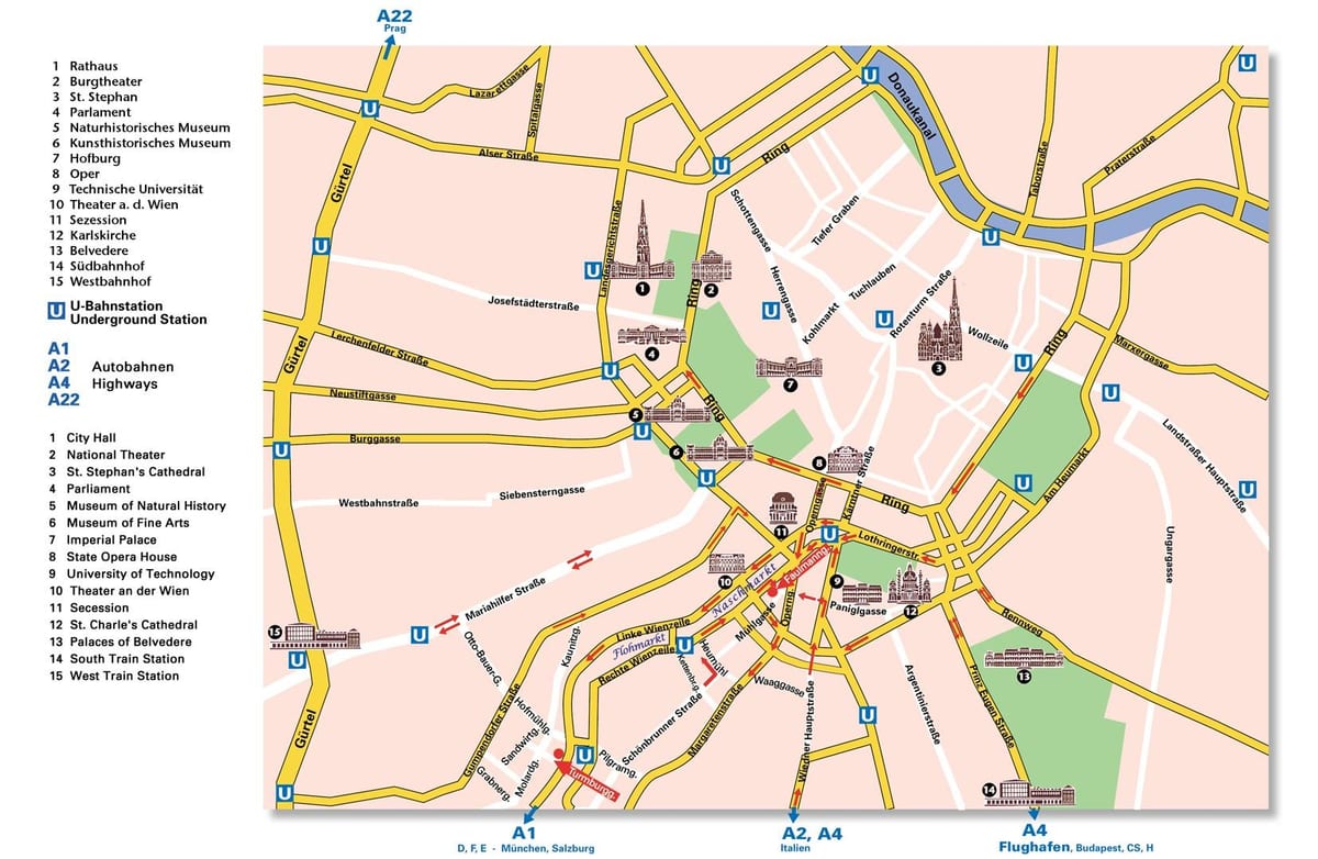 ringstrasse karte