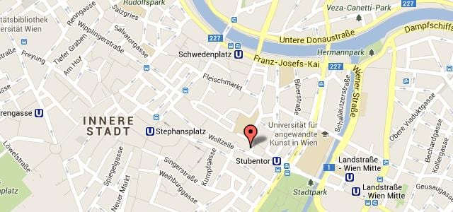 Karte stephansplatz Vīnes karte