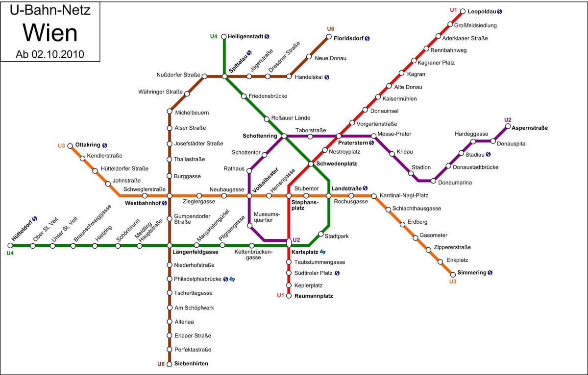 tramvaja d Vīnes karte