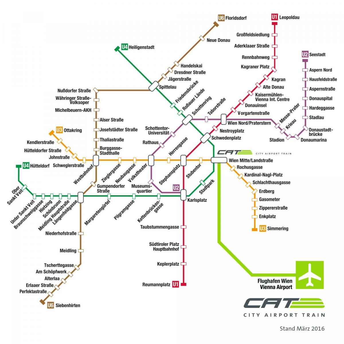 Wien vilcienu karte