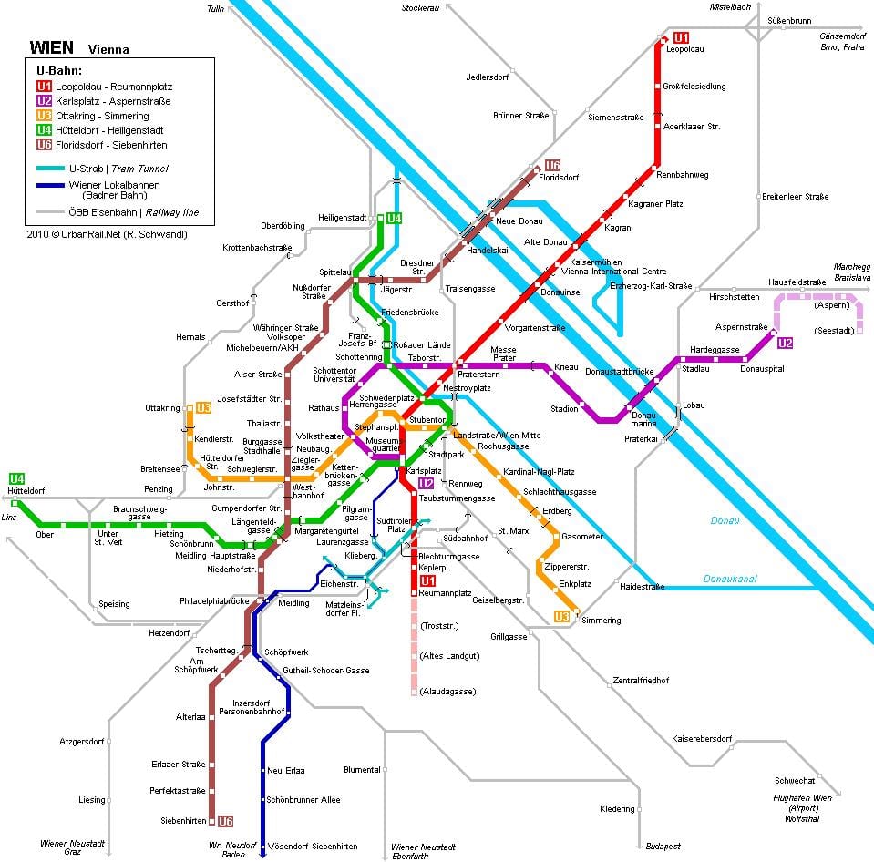 Wien s bahn kartē