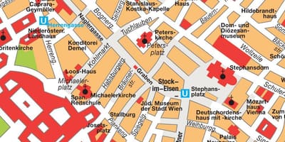 Vīne centrum karte