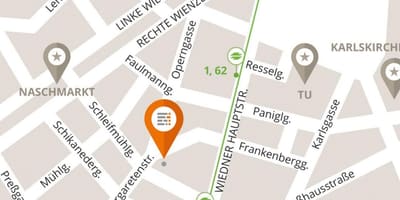 Karte naschmarkt Vīne 