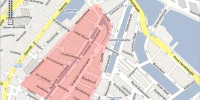 Karte Vīnes red light district
