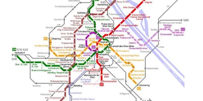 Karte Vīnes tramvajs