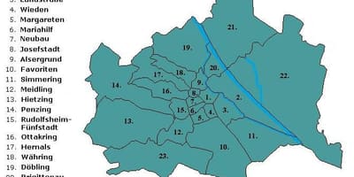 Wien rajonu kartē