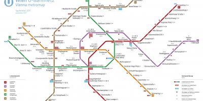Karte Vīnes metro app