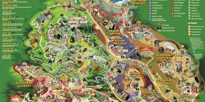 Karte Vīnes zoo