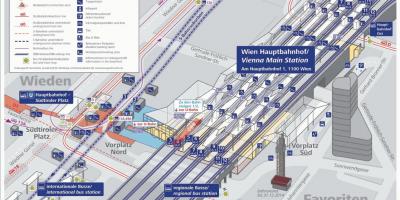 Karte Wien hbf platforma